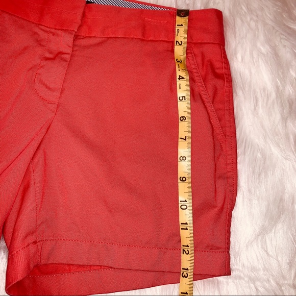 J. Crew Women’s Orange/Coral Chino Shorts 2 - Picture 5 of 6